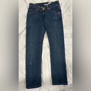 Signature by Levi Strauss Dark Blue Straight Leg Jeans